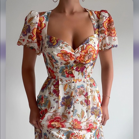 FLORAL SUMMER DRESS - Picture 1 of 3